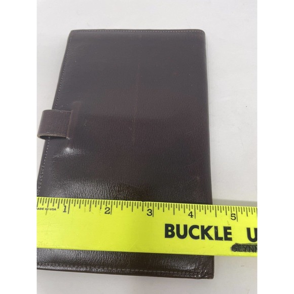 World Travel Advisors Mello Touch Cowhide Passport Baggage Rail Tickets Landing - Picture 4 of 9